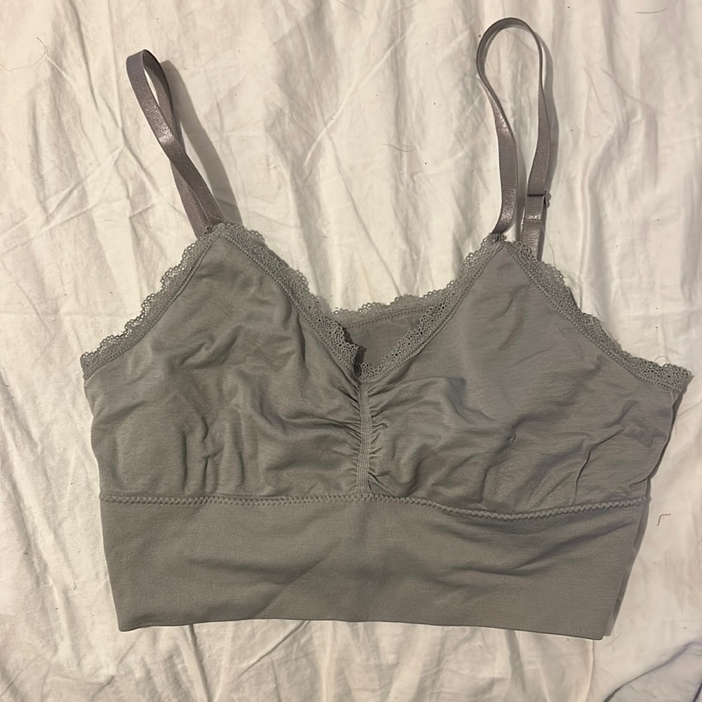 GREY BRALETTE FROM DIP